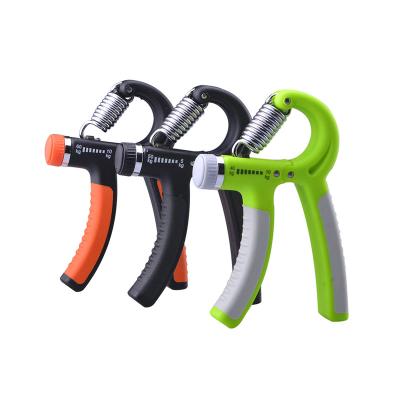 China Colorful Fitness Equipment Application New Arrival Hand Grip Strengthener Set With Silicone Ball Ring R-Shape Adjustable Hand Bearing Grip for sale