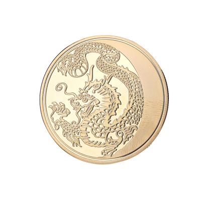 China Dragon Souvenir Coin Chinese Challenge Unique Coins from Europe Chinese for sale