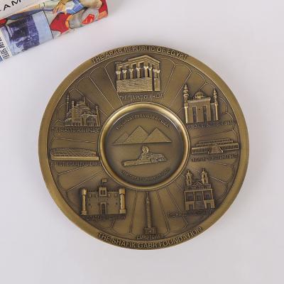 China 2020 China Hot Sale Factory Price Custom Memorial Plate And Trophy Folk Crafts for sale