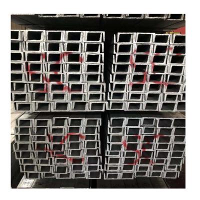 China Hot Rolled Cold Formed Steel Foundation Profile Galvanized 14# C U Z Shape Steel Channel for sale