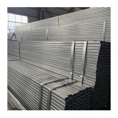 China Structural pipe complete in specifications 1 - 12.75 mm galvanized hollow section steel tube for sale