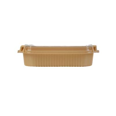 China BioPBS/Bamboo High Quality Disposable 100% Biodegradable Home Compostable Food Grade Pet Lid Takeaway Lunch Box for sale