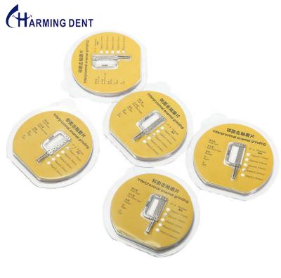 China Blade Has Holes Charming Dental Orthodontic Saw Blades For Enamel Interproximal /IPR Kit Exchanging Kit Stripper Blade Refill Grinding Band for sale