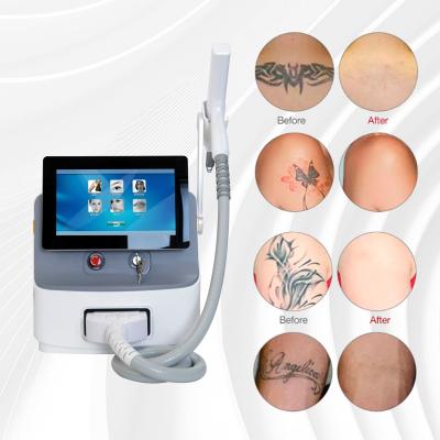 China Portable Picosecond Laser Machine 1064nm 532nm Pico Laser Tattoo Removal Machine for sale