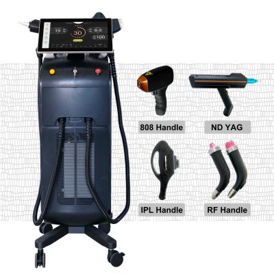 China 1800W Multifunctional Beauty Machine Hair Removal With IPL RF ND YAG Laser for sale