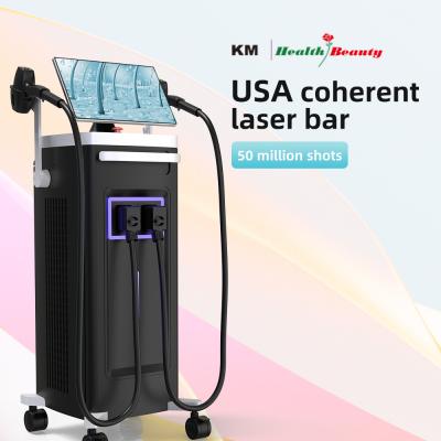 China 808 diode laser 4 golflengten 1064nm Veranderbare vlekgrootte Android-systeem diode laser ijshaarverwijder Te koop