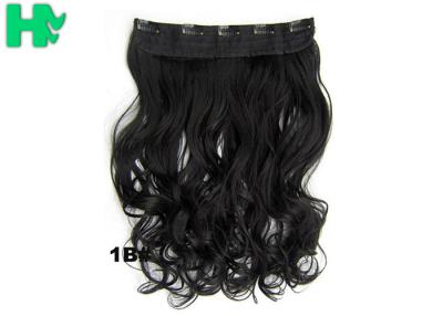 China Clip rizado sintético de 5 clips en los postizos de las extensiones del pelo para las muchachas en venta