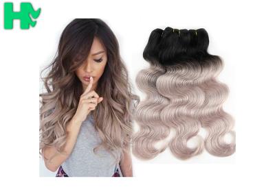 China Extensiones del pelo de Remy del ser humano de Brazillian de 16 pulgadas, pelo de la onda del cuerpo negro en venta