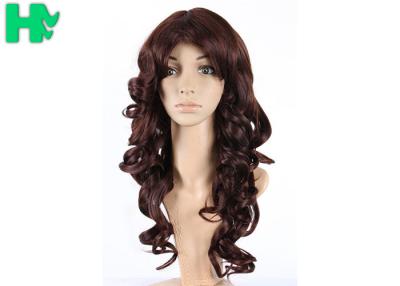 China New Style Long Thick Healthy Long Synthetic Wig , Full Lace Synthetic Wigs for sale