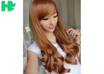 China Heat Resistant Fiber Long Wave Texture Hairnet Wig Synthetic Wigs for sale