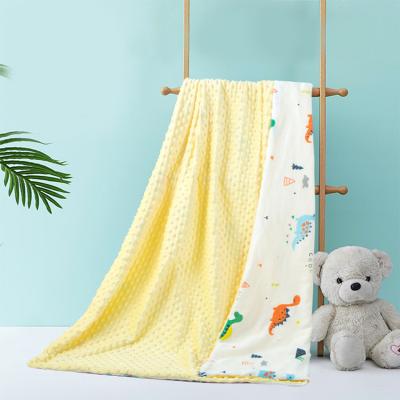 China Factory custom tree 100*150cm muslin anti-pilling baby wrap blanket printing and dyeing cotton for sale