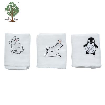 China Double layers 100% cotton tree muslin quick dry absorbent QUICK DRY microfiber 3 pieces for sale