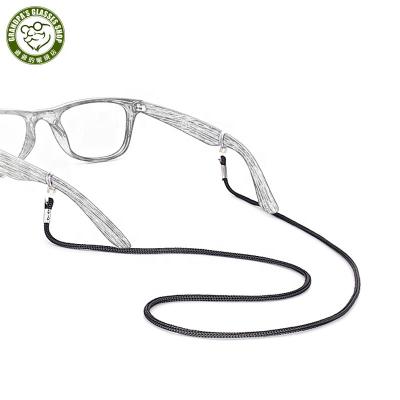 China Swipe Neck/Prevent Glass Wholesale Promotional Black Nylon Loose Chain Reading Accessories Skid Eyewear Sunglasses Anti-Slip Neck Strap for sale