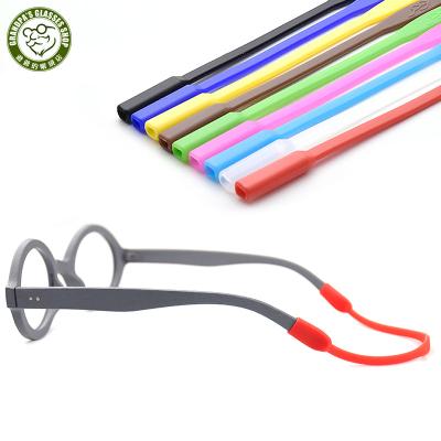 China Prevent Falling To Prevent Anti-slip Lanyard Safety Soft Silicone Eyewear Sports Teens/Kids Eyewear Eyeglass Strap Para de correa Glass Holder Stopper Bands for sale