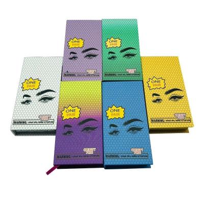 China Recyclable Custom Printed Small Paper Box For Cosmetic Contact Lens Packaging Cardboard Box for sale