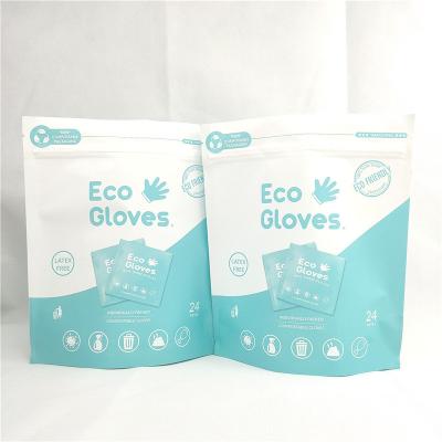 China Disposable Digital Printed Compostable Biodegradable Plastic Sachet Bag Packaging Biodegradable Bags Eco Pack Zopper Bag for sale