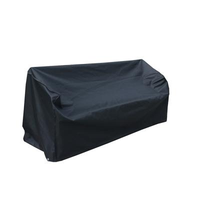 China Black Oxford Cloth 600D Black Cloth Waterproof Oxford Garden Furniture Cover Bench Cover for sale