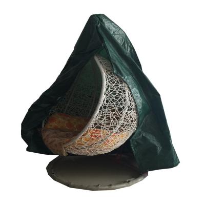 China Simple Green PE 180*215cm Customized 0.7KG Designs Hanging Egg Chair Cushion Covers for sale