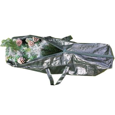 China Sustainable Heavy Duty Green Portable Oxford Cloth Christmas Tree Storage Bag (37*27*40cm) for sale