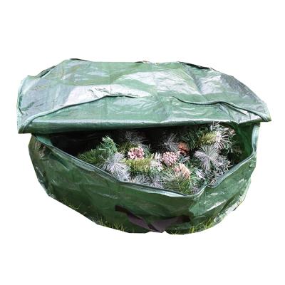 China Factory direct sales sustainable large capacity storage bag Christmas wreath bag for sale