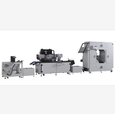 China Garment Shops Ultra High Precision Automatic Roll To Roll Cable Card Silk Screen Printing Machine for sale