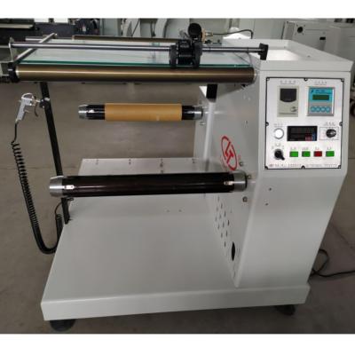 China Automatic Reel to Reel Films Roll Motor Rewinding Machine Label Rewinder for Label Inspection for sale