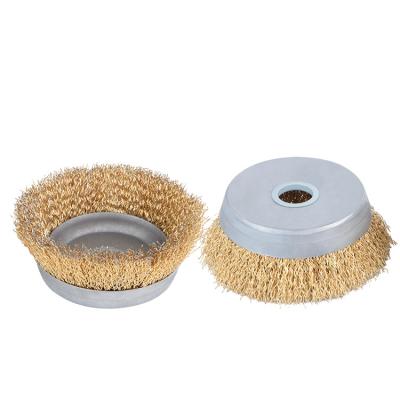 China Power Twisted Handy Polishing Wire Cup Brush Brush For Metal Polishing En12413 Specification for sale