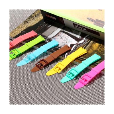 China High Quality Cheap Watch Band Sports Silicone 16mm Rubber Variety Of Colors For Sample Watch Band Variety Of Colors for sale