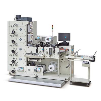 China Paper Printer Five (5) Color Self Adhesive Label Roll Flexo Printing Machinery Export To India for sale