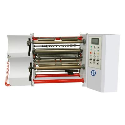 China Automatic Horizontal BOPP PVC PE Paper Plastic Film Slitting Rewinding Machine for sale