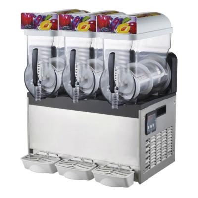 China Cheap hotels 3 tank slush ice frozen drinks margarita slush machine for sale slush machine 110v for sale