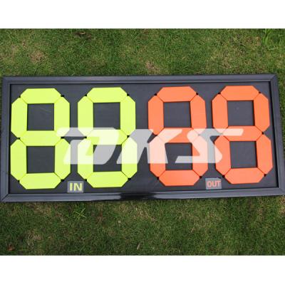 China Soccer Substitute Adult Plastic Board / Manual Player Substitution Board for sale