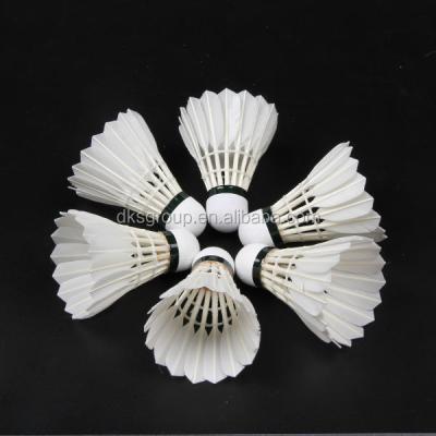 China Shuttlecock made of cork goose feather badminton, international tournament use for sale