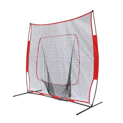 China Steel Tube With Good Manufacturer OEM Portable Baseball Throwing Net Powder Coated for sale