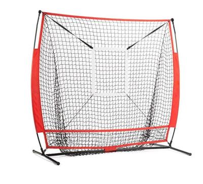 China Steel tube with powder coating factory wholesale 5x5 baseball net batting cage with target box for sale