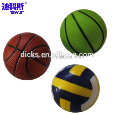 China Sports Play PU Stress Ball, Antistress Basketball Hot Sale PU Foam Basketballs for sale