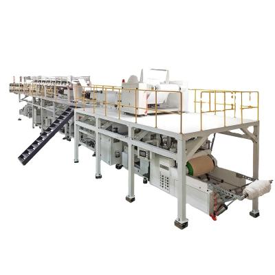 China Sanitary Napkins Producing Full Automatic Fluff Type Sap Paper Machine For Sanitary Napkins for sale