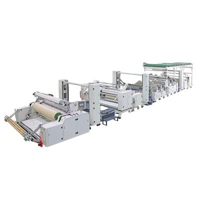 China Full Automatic 5 Layer Disposable Diaper Hygiene Industry Ultra Thin SAP Sheet Machine for sale