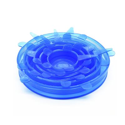 China Non Refillable Keep Food Fresh Reusable Silicone Stretch Lid Food Covers for sale