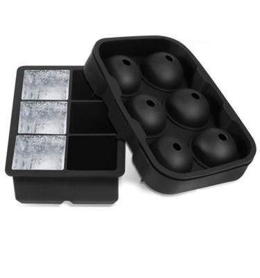 China Sustainable Silicone Ice Maker With 6 Holes And 6 Cases , Honeycomb , 4 Holes And 4 Cases Ice Cases for sale