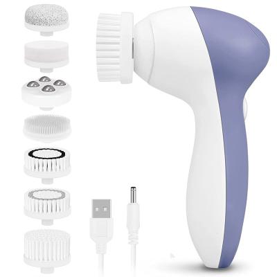 China Multifunctional Amazon Skin Brush Battery Facial Beauty Machine Face Clean Type DEEP CLEANSING Clean Type Sweep Mini Facial Cleansing Brush for sale