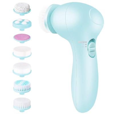 China Beauty Facial Machine Amazon Skin Brush Battery Clean Type DEEP CLEANING Facial Sweep Mini Facial Cleansing Brush for sale