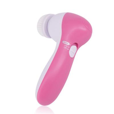 China DEEP CLEANING wholesale 5 in 1 massage brush ladies multifunctional face electric facial cleaning deep cleansing brush for sale