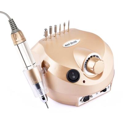 China Plastic Portable Professional Electric Manicure And Pedicure Nail Drill Machine Kit For Regular Polish Acrylic Nails Machine For Pedicure for sale