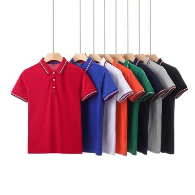 China Wholesale Silk Short Sleeve Men's Customized High End Short Sleeve Ice Cream Foreign Trade Polo Shirt for sale