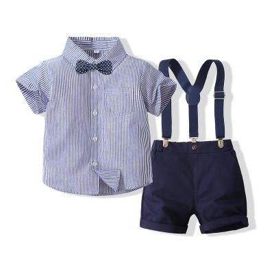 China New Summer Boys 100% Cotton Spring And Sleeve Short Suit Boys' Casual Shorts Wholesale for sale