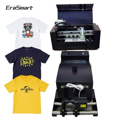 China Garment Shops Erasmart Two Head TX600 A3 Direct To Pet Film Inkjet DTF Printer Machine For Fabric Printing for sale