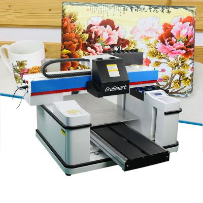 China 600*600mm EraSmart 60*60cm Printhead XP600 Printhead Printer Leather UV Flatbed Printer Glass UV Digital Wood Inkjet UV Flatbed Printer for sale