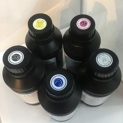 China UV Light Ink Curable Soft Flatbed UV Flatbed Printer Ink For Epson 1390 Taiwan DongZhou 500ML for sale