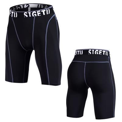 China New QUICK DRY Sweatpants Men Stretch Pants Tight Five Point Gym Yoga Running Training Pants for sale